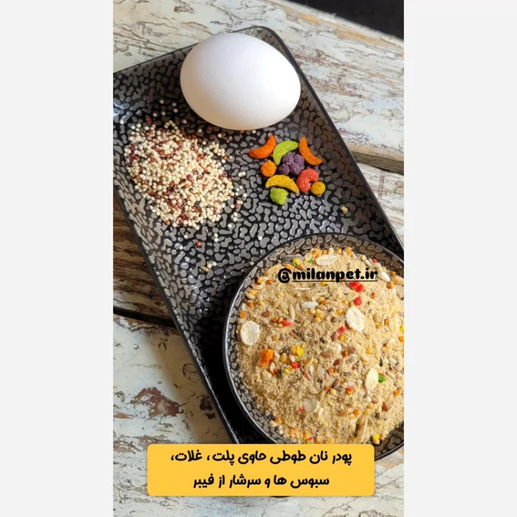 پودر نان آماده مخصوص طوطی سانان ( نون طوطی )
