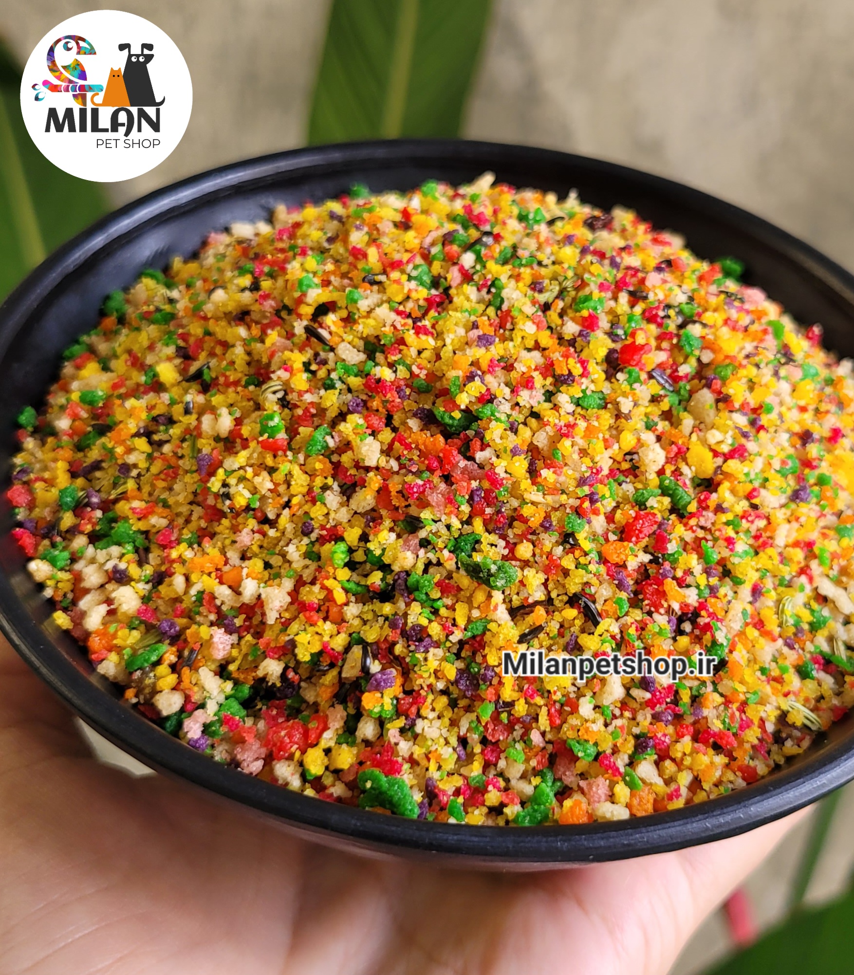خوراک بیسکوئیتی میکس میوه ای